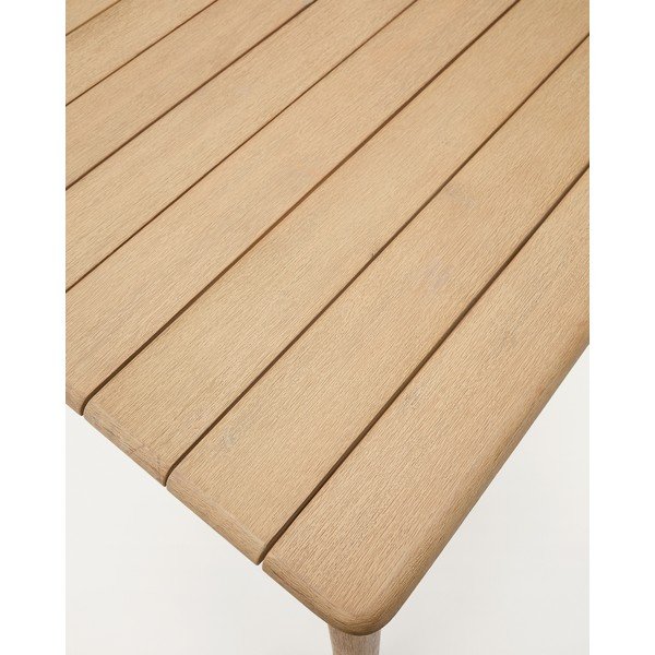 Iš akacijos masyvo sodo valgomojo stalas 135x135 cm Sori – Kave Home-image-4