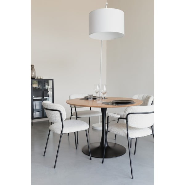 Pastatomas šviestuvas baltos spalvos (aukštis 220 cm) su tekstiliniu gaubtu Martine – White Label-image-2