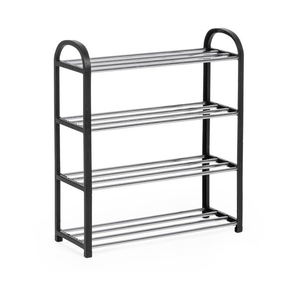 Juodos spalvos iš plastiko batų lentyna 50,5x57x19 cm Hallfrid – Yes Everyday