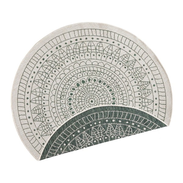 Žalias dvipusis lauko kilimas NORTHRUGS Porto, ø 140 cm