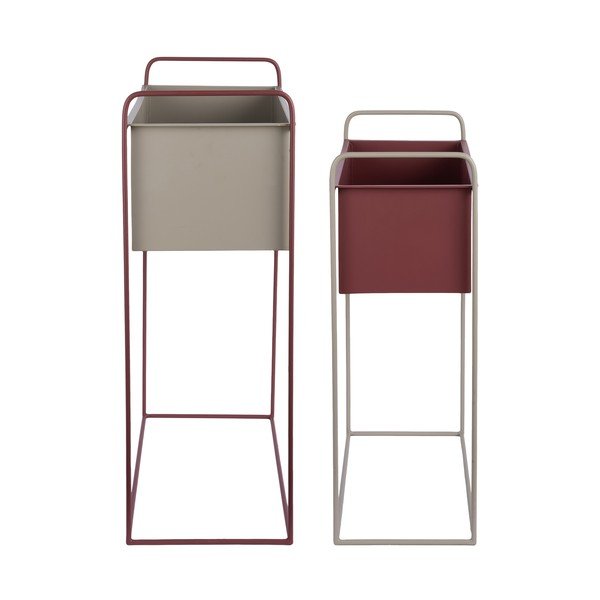 Iš metalo gėlių stovai 2 vnt. (aukštis 65 cm) Reina – PT LIVING-image-4