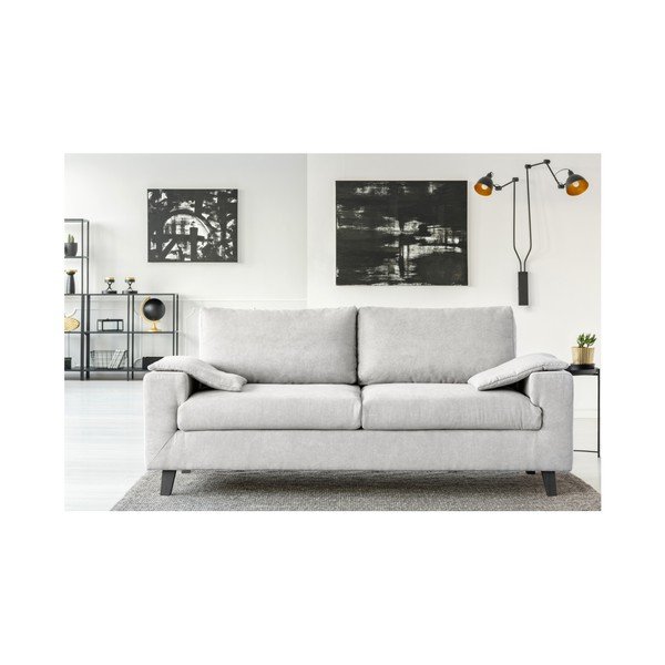Šviesiai pilka trivietė sofa Cosmopolitan design Munich-image-3