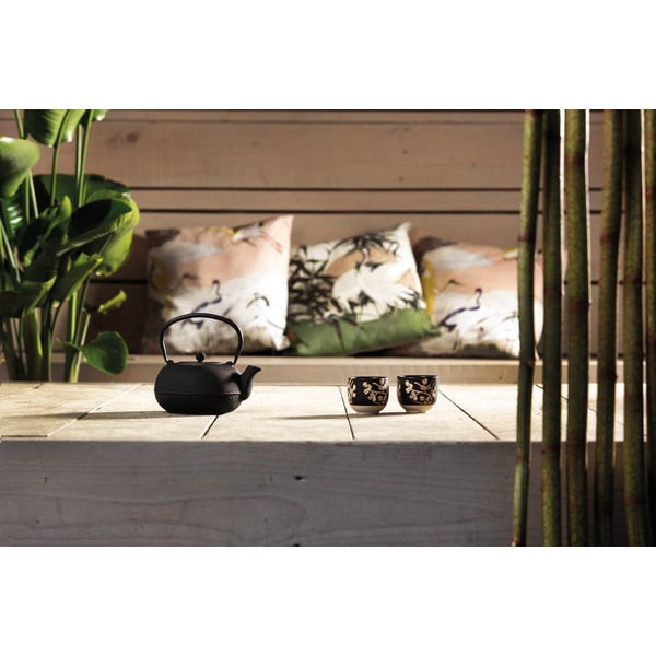 Iš porceliano/iš ketaus arbatos rinkinys juodos spalvos Sichuan – Bredemeijer-image-3