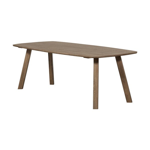 Valgomojo stalas iš ąžuolo masyvo 100x220 cm Tablo – WOOOD-image-2