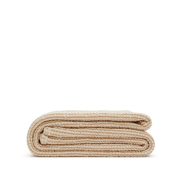 Iš medvilnės lovatiesė smėlio spalvos 180x260 cm Senara – Kave Home-image-2