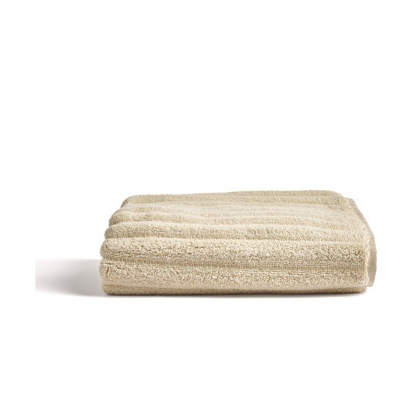 Smėlio spalvos iš frote audinio iš medvilnės rankšluostis 50x90 cm Navira – Kave Home