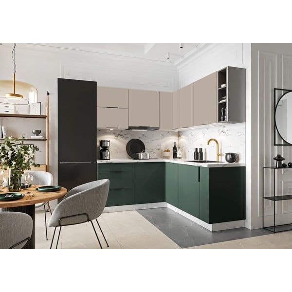 Ilga virtuvės spintelė įmontuojamam šaldytuvui (plotis 60 cm) Rowan – STOLKAR-image-1