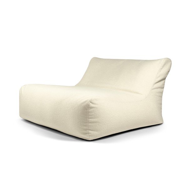 Kreminės spalvos iš boucle sėdmaišis Sofa Lounge – SLOWDOWN