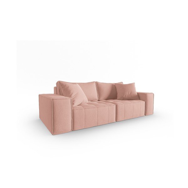 Sofa rožinės spalvos 212 cm Mike – Micadoni Home-image-2