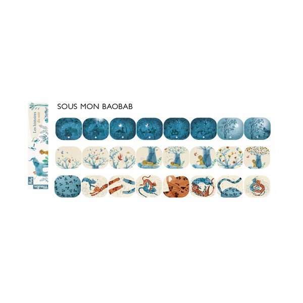 Moulin Roty pasakos Gyvūnai po baobabo medžiu-image-1