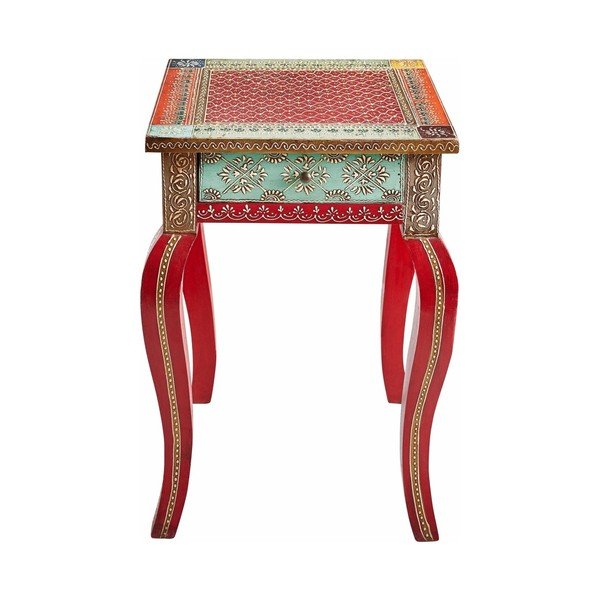 Raudono mango medžio kavos staliukas Støraa Vito-image-3