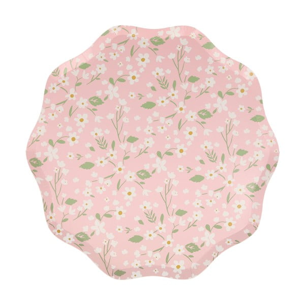 Iš popieriaus vienkartinės lėkštės 12 vnt. Ditsy – Meri Meri-image-1