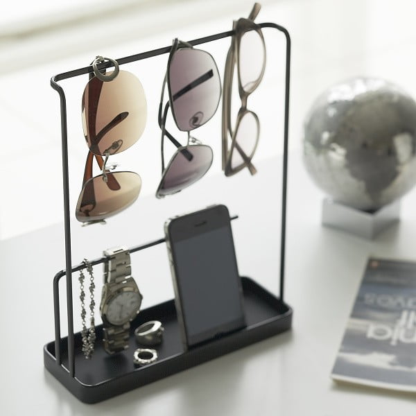Juodas stovas akiniams ir papuošalams YAMAZAKI Tower-image-1