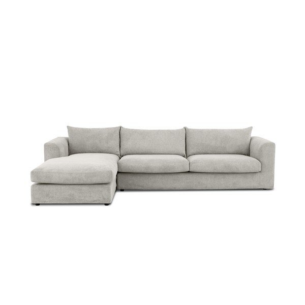 Kampinė sofa smėlio spalvos (su kairiuoju kampu) Asgard – Scandic