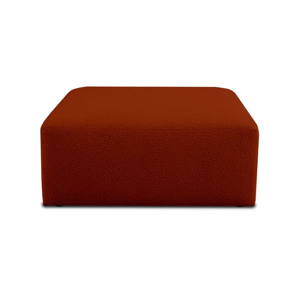 Iš boucle modulinė sofa raudonos plytų spalvos Roxy – Scandic