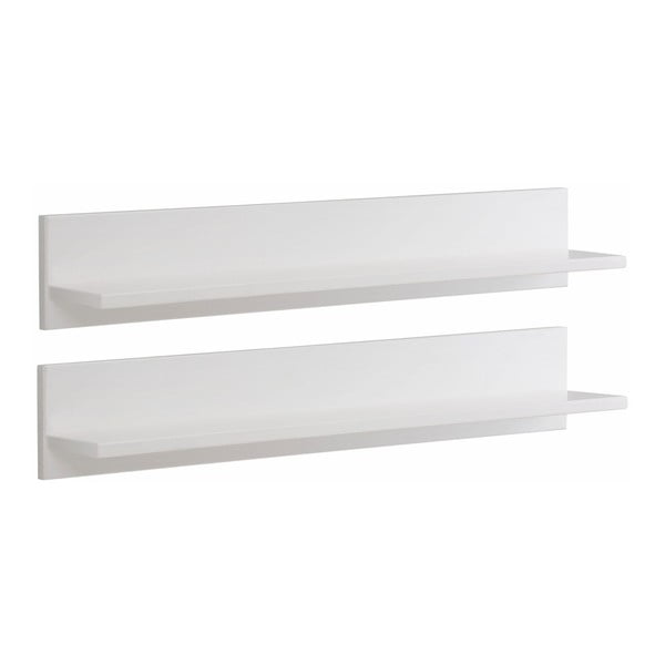 Balta sieninė lentyna iš pušies masyvo Støraa Salento-image-1