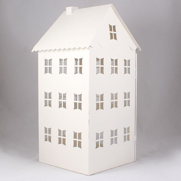 Skardinė žvakidė "House", 25 cm