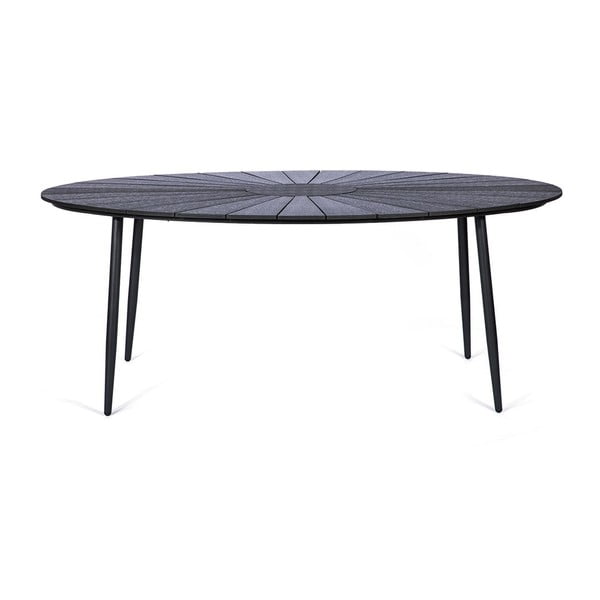 4 rotango valgomojo kėdžių Sofia ir juodo stalo Marienlis komplektas - Bonami Essentials-image-1
