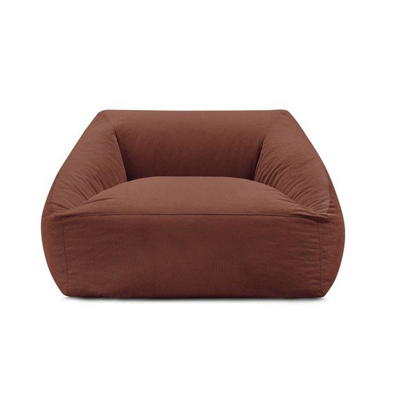 Oranžinės spalvos sėdmaišis iš kordinio velveto Lilibet – Bobochic Paris-image-2