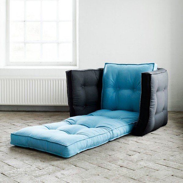 "Karup Dice Horizon Blue/Gray" sulankstomas fotelis-image-2