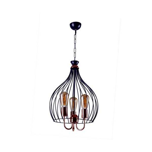 Lubinis šviestuvas Birdcage Black