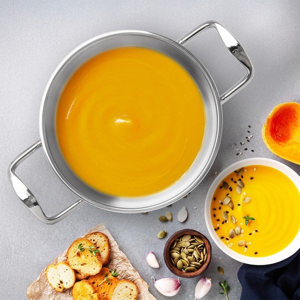 Troškintuvas iš nerūdijančio plieno su dangčiu 3 l Venice – Orion-image-1