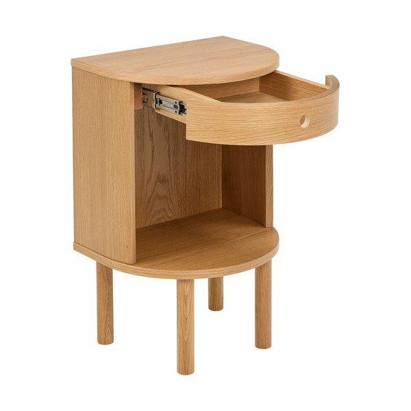 Šviesios natūralios spalvos naktinis staliukas iš ąžuolo Paron – Actona-image-3