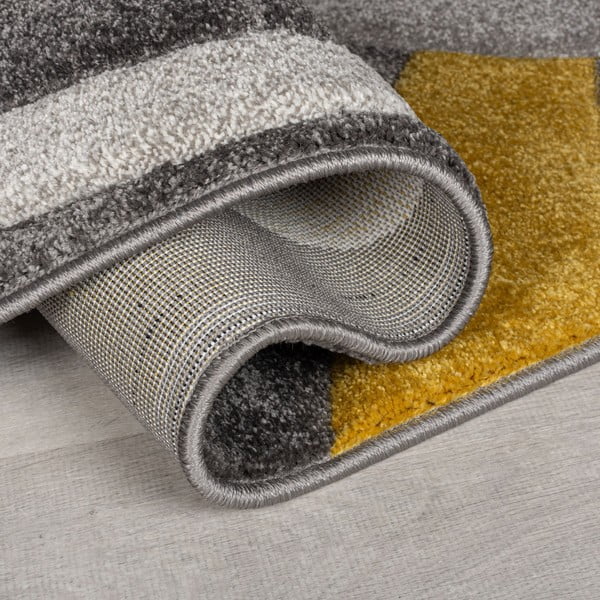 Kilimas ochros spalvos/pilkos spalvos 160x230 cm Elude Orb – Flair Rugs-image-2