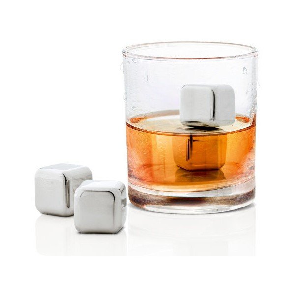 Iš nerūdijančio plieno gėrimų šaldymo kubeliai 4 vnt. Lounge – Blomus-image-3