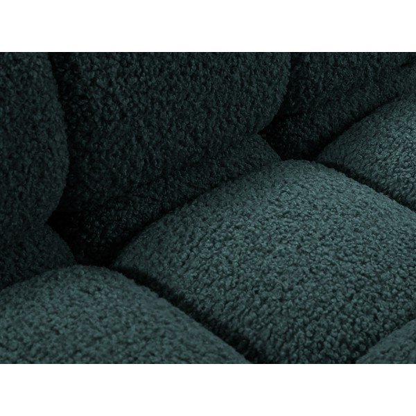 Smaragdinės spalvos sofa iš boucle 188 cm – Micadoni -image-3