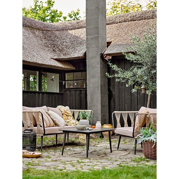 Sodo sofa smėlio spalvos Pavone – Bloomingville-image-1