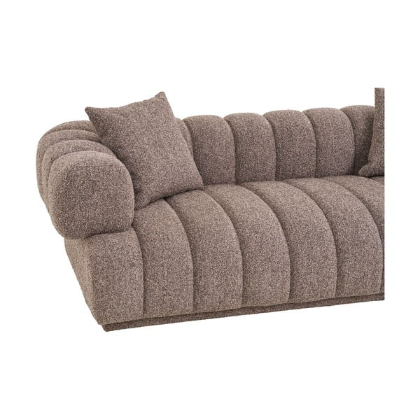Rudos spalvos sofa 226 cm Aurora – House Nordic-image-4