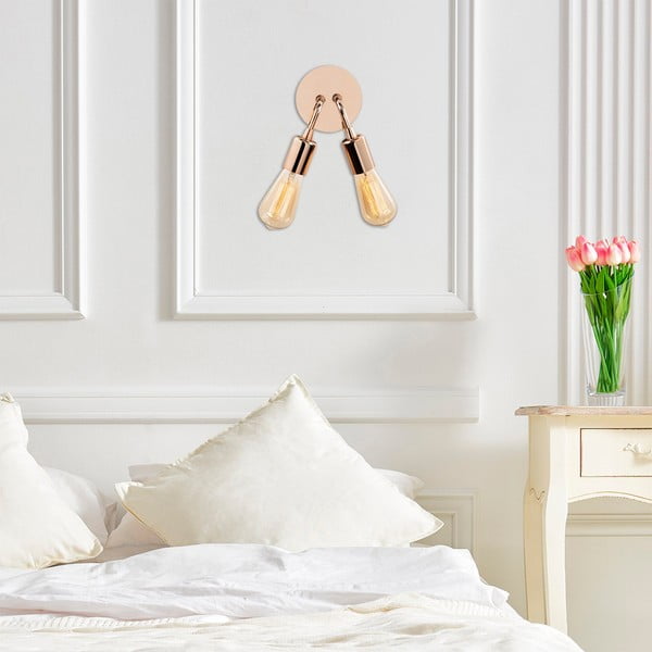 Sieninė lempa vario spalvos Harput – Opviq lights-image-1