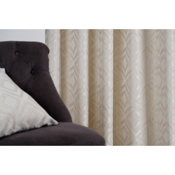 Užuolaida kreminės spalvos 140x245 cm Giuseppe – Mendola Fabrics-image-1