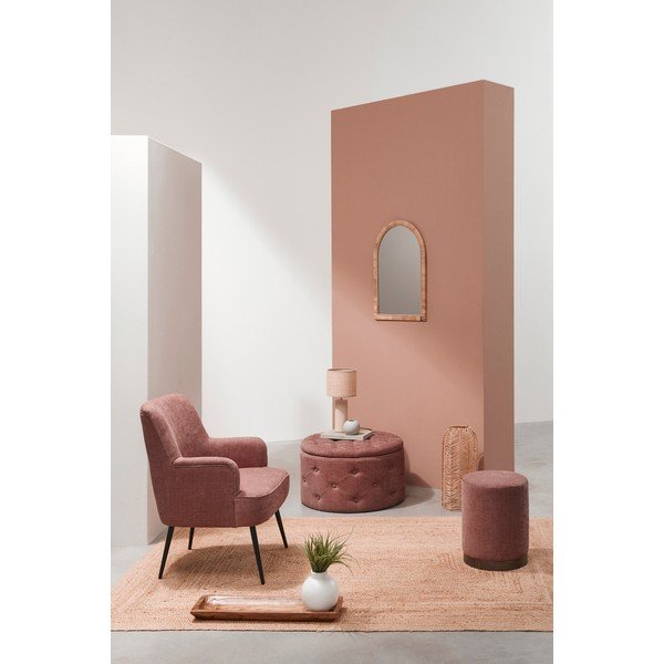 Sieninis veidrodis su rotango rėmu 50x70 cm Hakima – Bizzotto-image-2