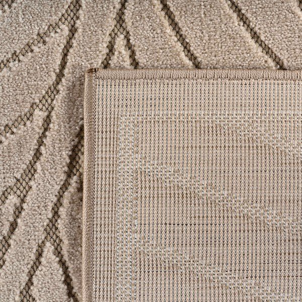 Smėlio spalvos apvalios formos lauko ir vidaus kilimas ø 160 cm Nova 1203 – Ayyildiz Carpets-image-3
