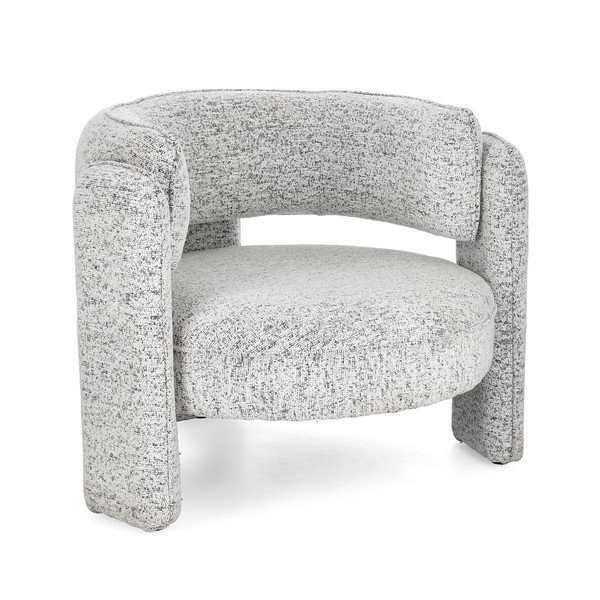 Šviesiai pilkos spalvos krėslas Aisha – Bizzotto