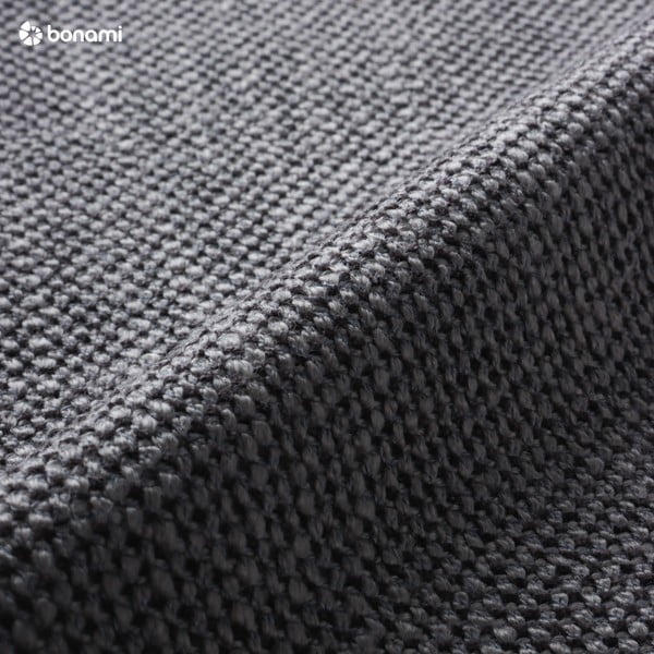 Tamsiai pilkos spalvos dvigulė lova audiniu dengta su sandėliavimo vieta su lovos grotelėmis 180x200 cm Atesio – Meise Möbel-image-4