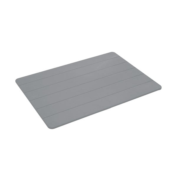 Pilkos spalvos vonios kilimėlis 50x70 cm Baline – douceur d'intérieur-image-2