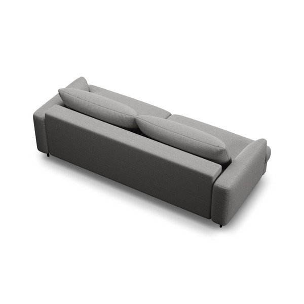 Pilkos spalvos sulankstoma/su sandėliavimo vieta sofa 233 cm Naomi – Micadoni -image-2