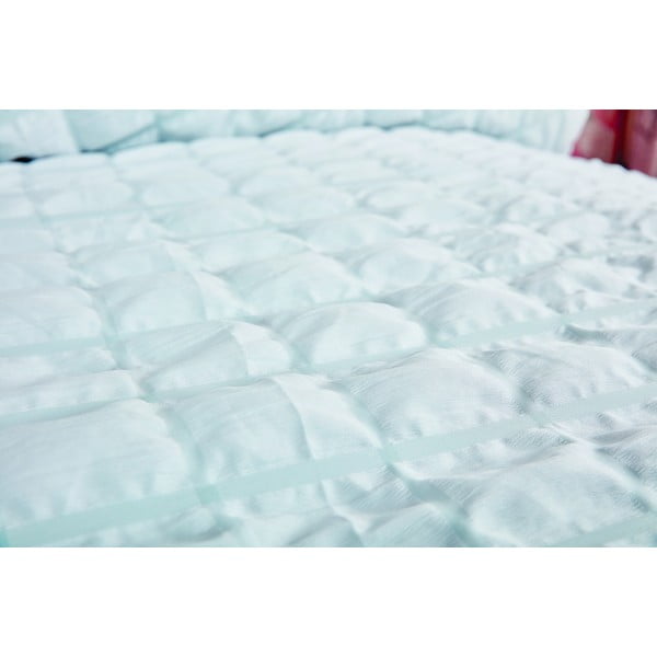 Iš banguotos tekstūros viengulė patalynė šviesiai pilkos spalvos 140x200 cm Naomi – My House-image-1