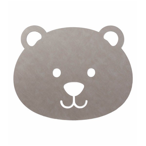 Pilkai smėlinės spalvos vaikų žaidimų kilimėlis 111,5x140 cm Bear XXXL Cloud – LIND DNA