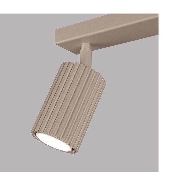 Taupe spalvos iš metalo taškinis šviestuvas 6,5x30 cm Gleam – Sollux-image-3