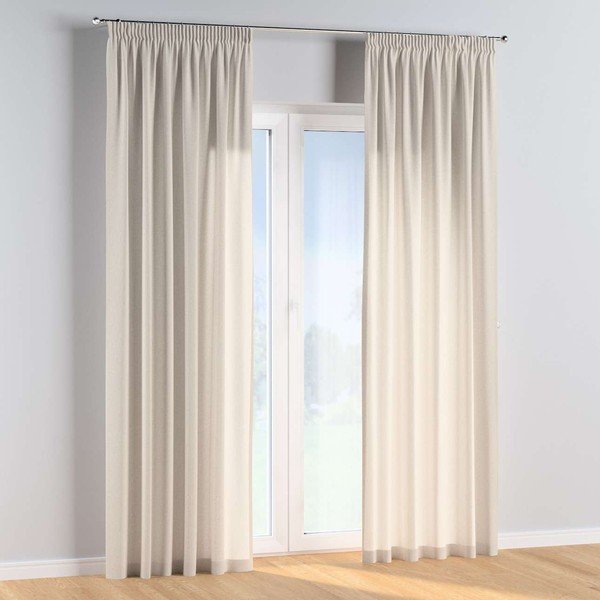 Smėlio spalvos užuolaidos 260x130 cm Happiness - Yellow Tipi-image-1