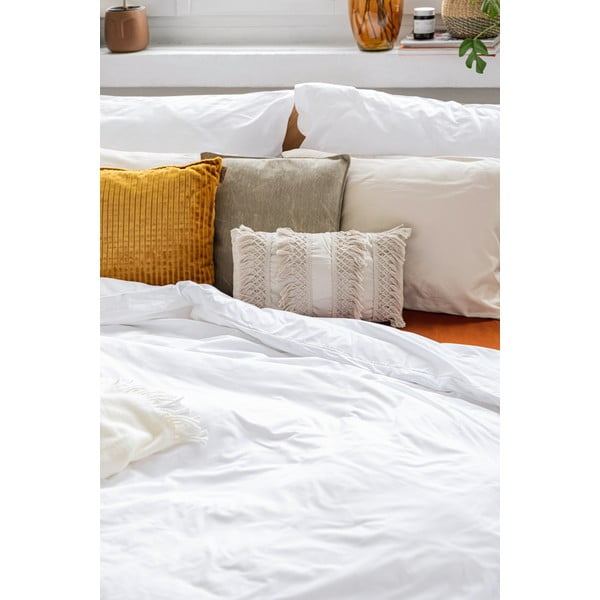 Balta medvilninė dvivietė patalynė Bonami Selection, 160 x 200 cm-image-3