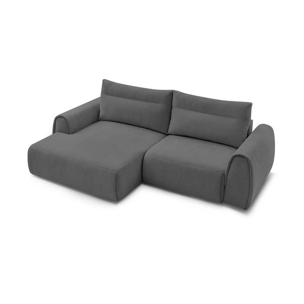 Kampinė sofa pilkos spalvos Aden – Bobochic Paris-image-4