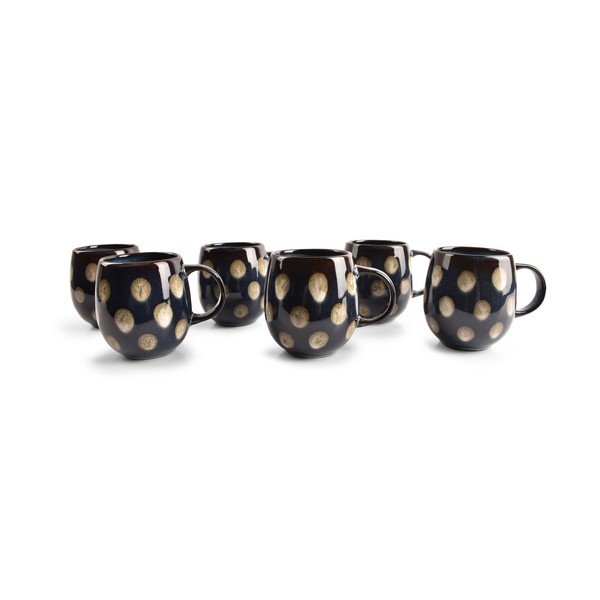 Mėlynos spalvos iš molio puodelis 430 ml Muggies – Salt&Pepper-image-3