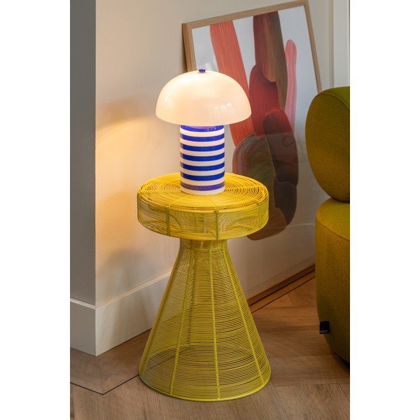 Iš metalo apvalios formos šoninis stalas ø 30,5 cm Cuerda Corcho – Leitmotiv-image-3