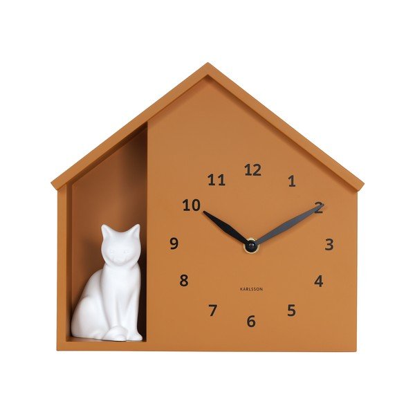 Sieninis laikrodis Sitting Cat – Karlsson