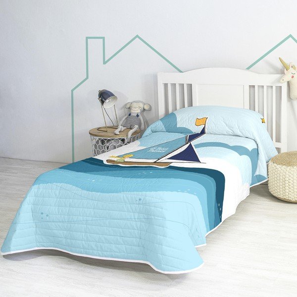 Medvilninis kūdikių lovos užtiesalas 260x180 cm Navigateur - Mr. Fox-image-1